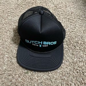Black Dutch Bros Snapback Hat
